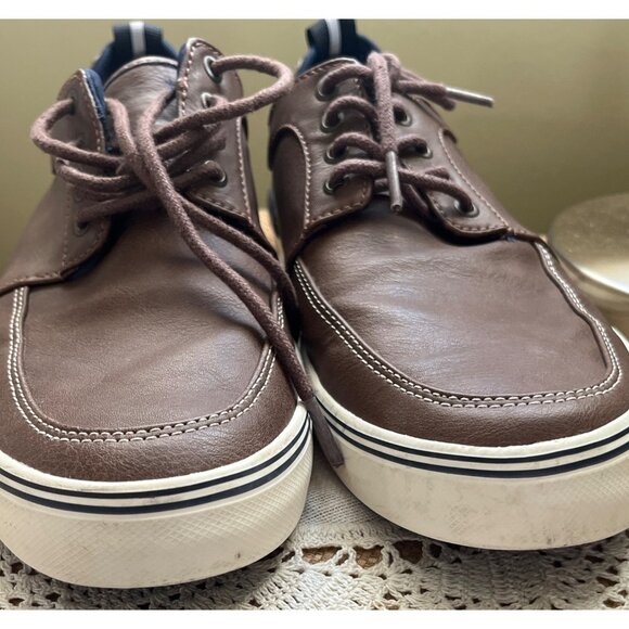 Goodfellow & Co Fashion Sneakers Brown Low Top Lace Up Casual Classic Mens 9 - Picture 8 of 10